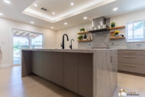 kitchen island remodel to open design